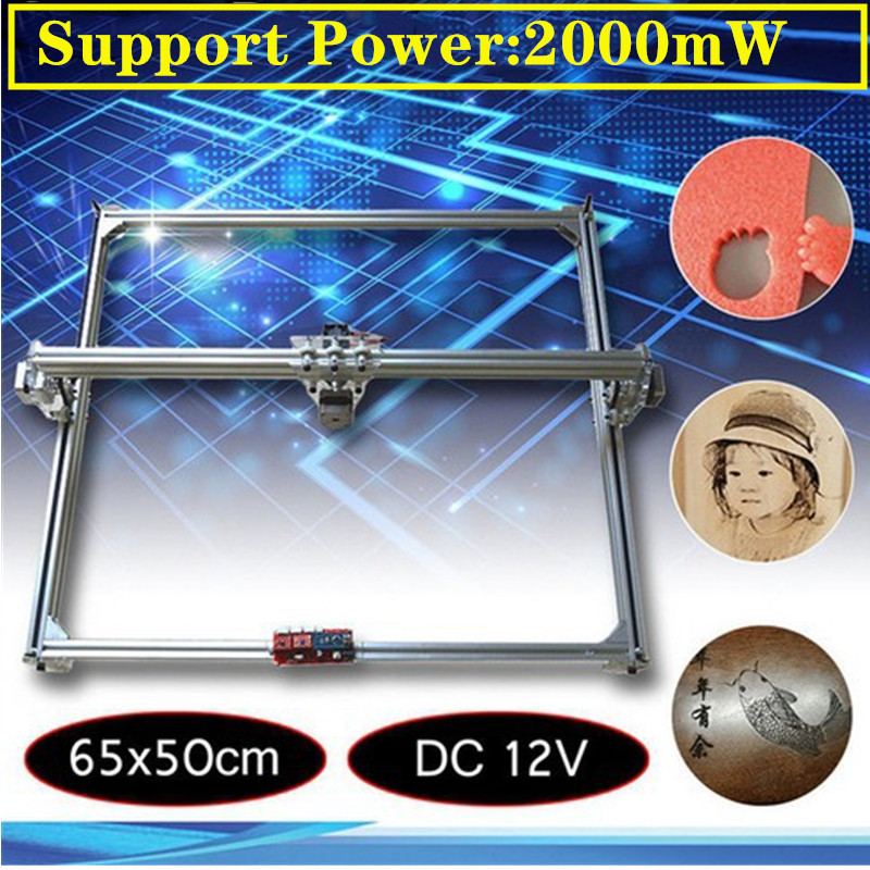Mini Laser Engraver Cnc Router - 50*65cm Mini 2000MW CNC maszyna do