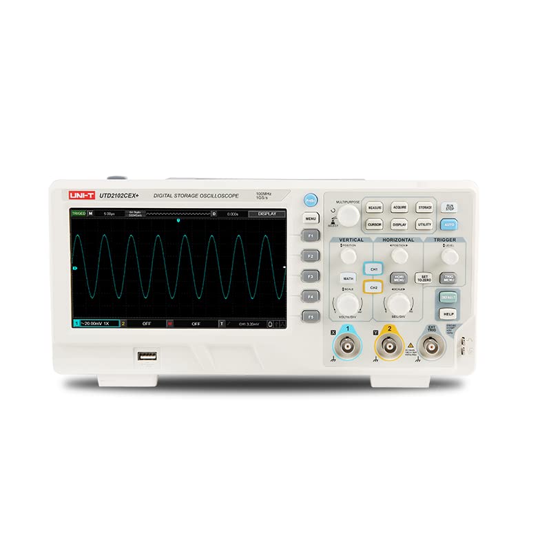 Digital Storage Oscilloscope 100Mhz - UTD2102CEX+ Precyzyjny oscyloskop cyfrowy 100 MHz