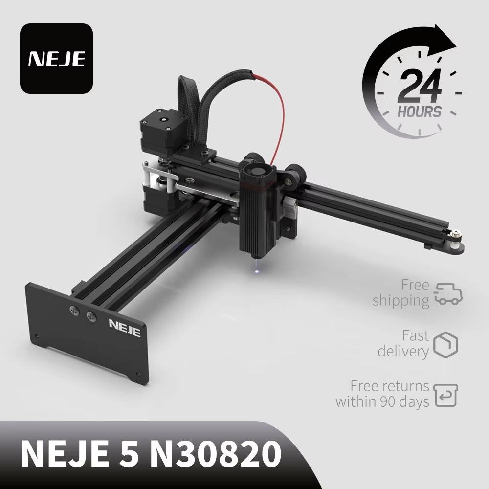 NEJE 5 N30820 40W Mini CNC Las – Mini Laser Engraver Cnc Router recenzja i cena