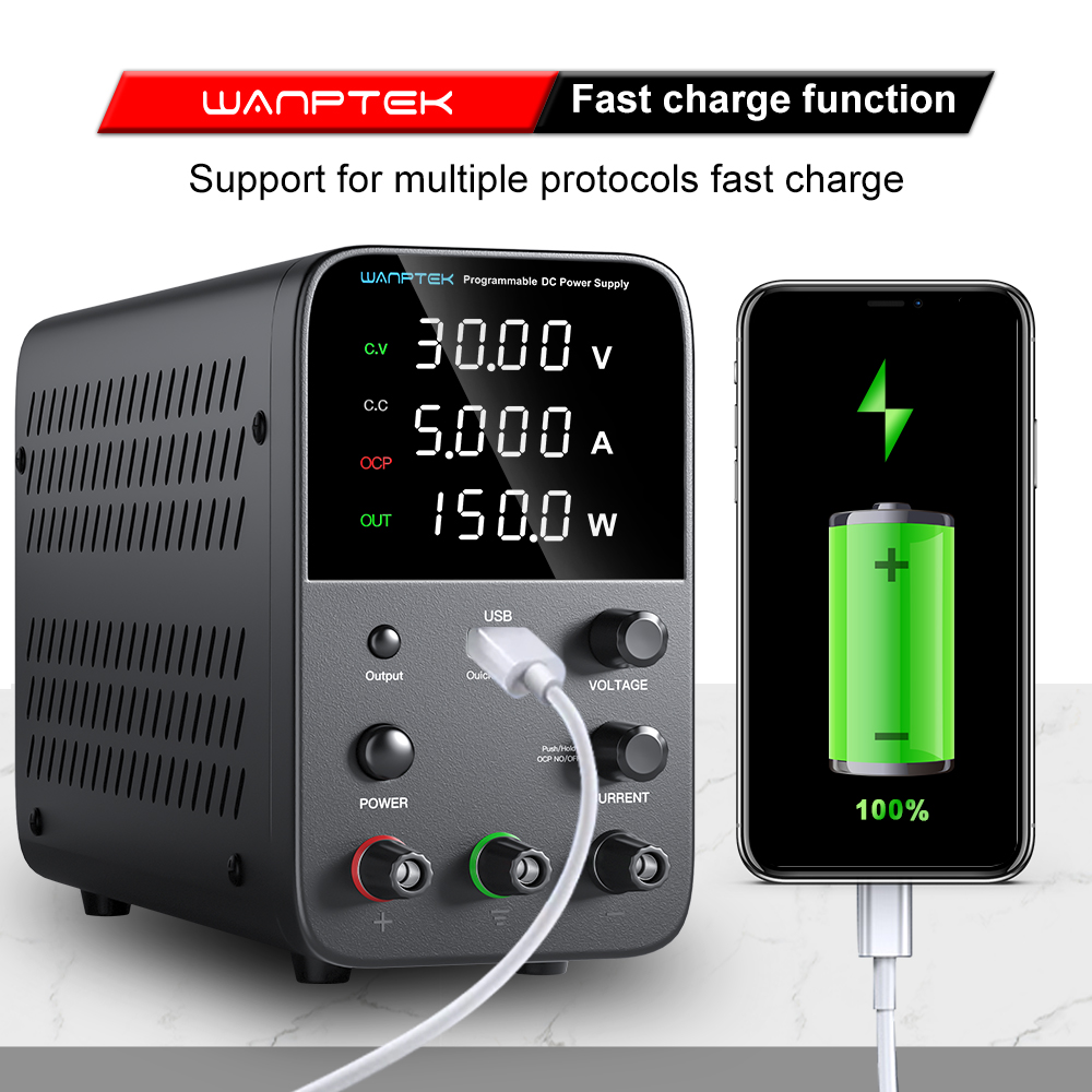 Zasilacz laboratoryjny Wanptek – Programmable Dc Power Supply 30V 10A recenzja i cena