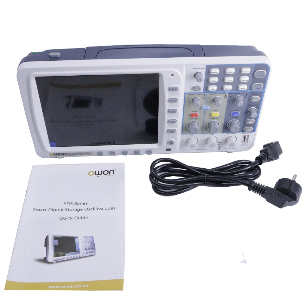 Oscyloskop cyfrowy OWON SDS710 – Digital Storage Oscilloscope 100Mhz recenzja i cena