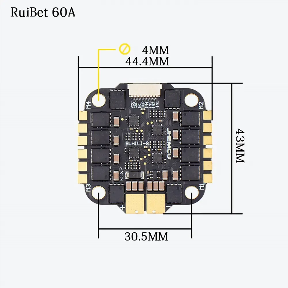 JHEMCU F7 F722 Kontroler Lotu  – Fpv Flight Controller F7 Stack 60A recenzja i cena