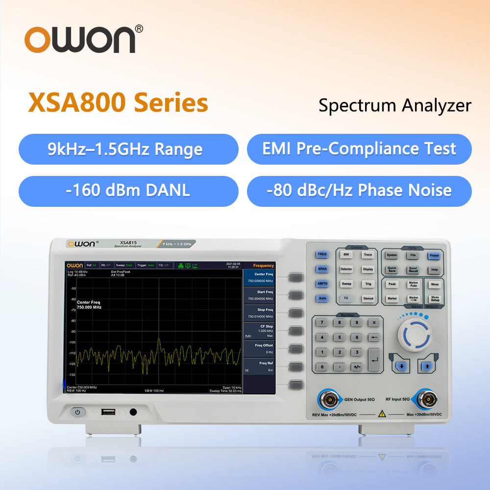 Analizator Widma OWON z Genera – Signal Generator Spectrum Analyzer recenzja i cena