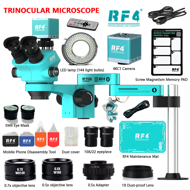 Mikroskop trójokularowy stereo – Stereo Trinocular Microscope Pcb recenzja i cena