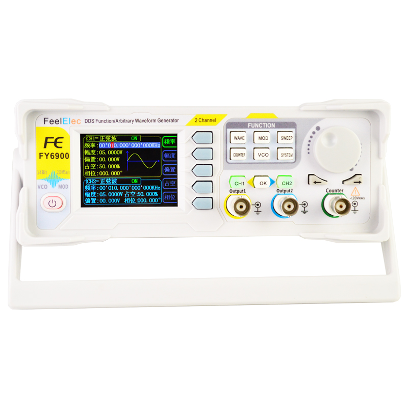 Nowy FY6900 60MHz podwójny kan – Function Arbitrary Waveform Generator recenzja i cena