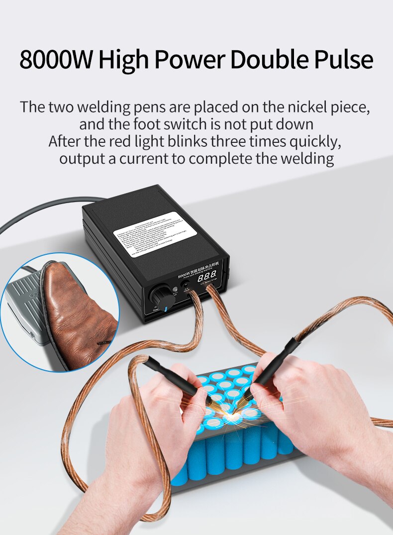Zestaw Mini Spawarki Punktowej – Spot Welder 18650 Battery Pack recenzja i cena